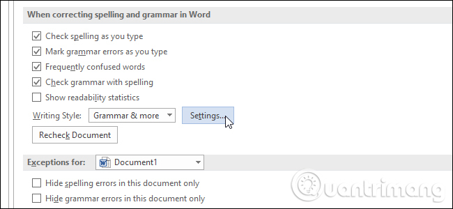 How to remove the underline, delete the red brick, blue brick under the word in Word Picture 5