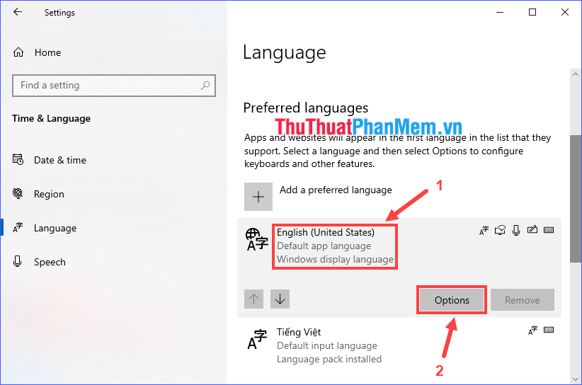 microsoft vietnamese keyboard shortcuts