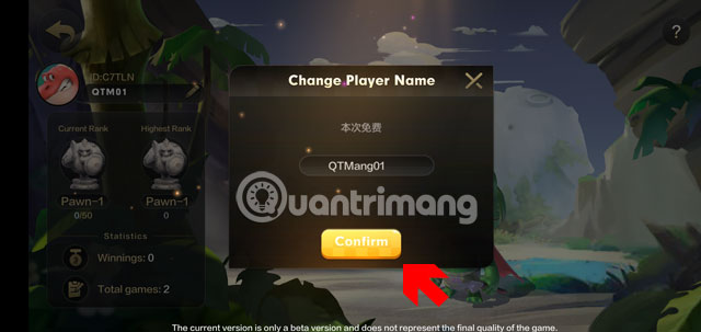 How to rename characters in Auto Chess Mobile for free Picture 5