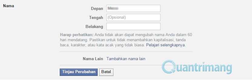 How to rename Facebook 1 word fastest Picture 26