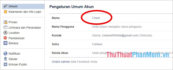 How to rename Facebook 1 word Picture 18