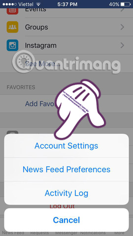 How to rename Facebook on the phone Picture 3