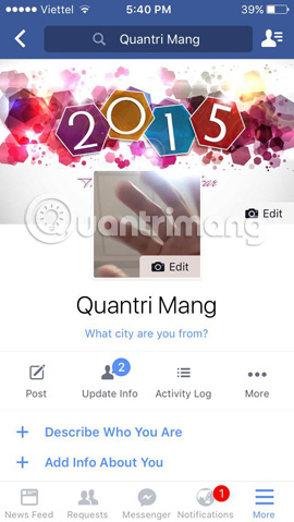 How to rename Facebook on the phone Picture 9