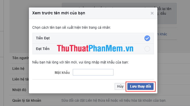 How to rename Facebook on your phone and computer quickly Picture 9