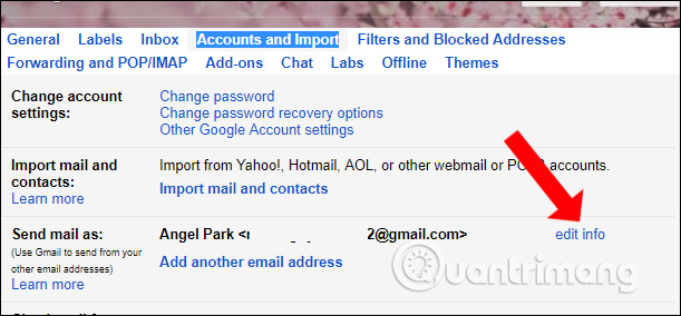 How to rename Gmail account Picture 2