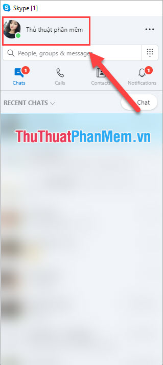 How to rename Skype, change the name displayed on Skype Picture 6