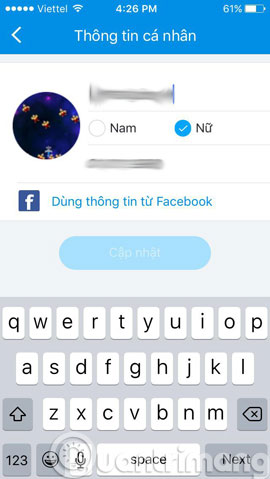 How to rename Zalo, edit Zalo account information? Picture 11