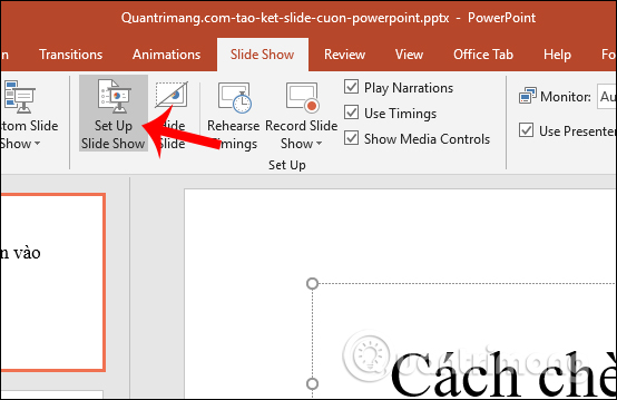 how to make powerpoint presentation repeat itself