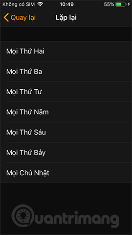 How to repeat the alarm on iPhone Picture 3