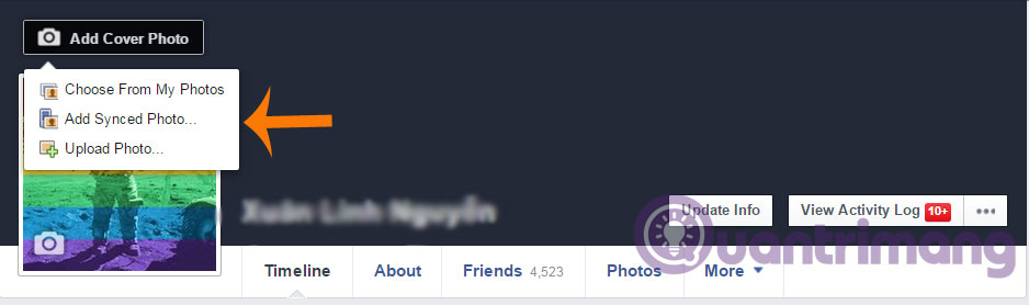 How to replace Facebook cover photo? Picture 2