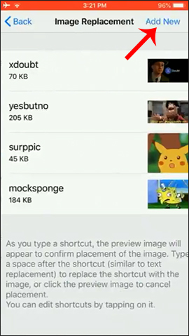 How to replace image text on iPhone Picture 2