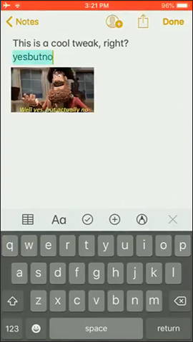 How to replace image text on iPhone Picture 7