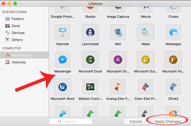 How to replace the flat design icon set for Mac OS X Picture 2