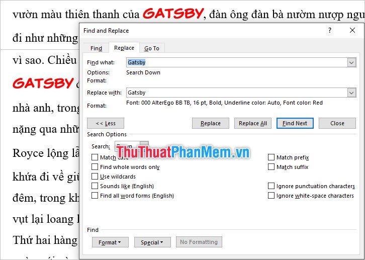 How to replace words in Word Picture 12