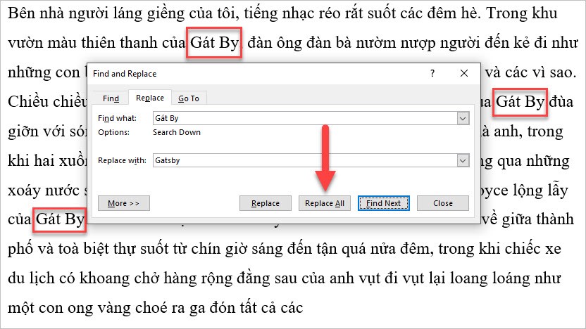 How To Replace Words In Word TipsMake Com   How To Replace Words In Word Picture 6 BAKt3dYSG 