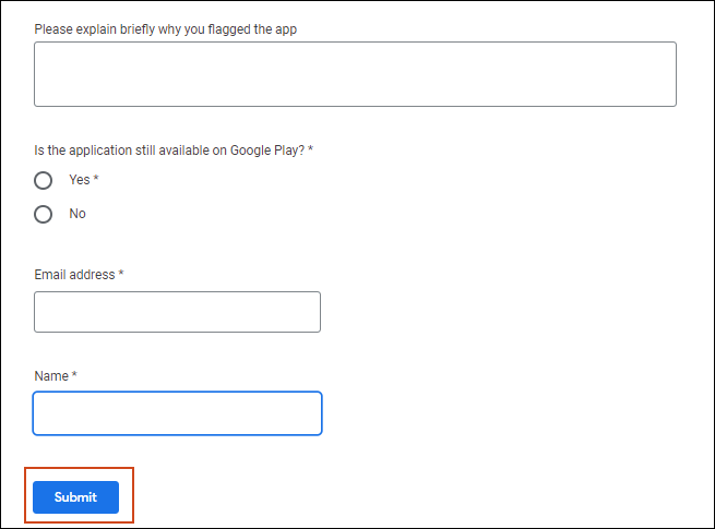 How to report suspicious Android applications Picture 7
