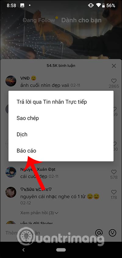 How To Report Videos Accounts And Comments On Tiktok Tipsmake