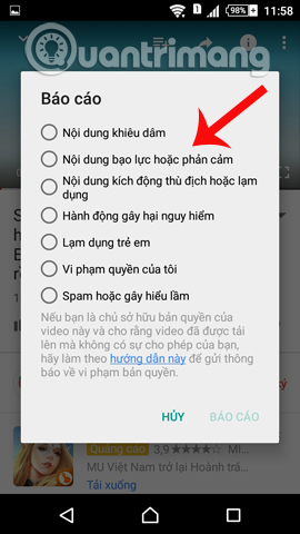 How to report YouTube videos with inappropriate content Picture 8