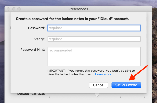 How to reset Notes password on iPhone / iPad, Mac Picture 10