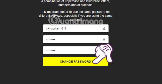 How to reset password, Snapchat password on phone and computer Picture 11