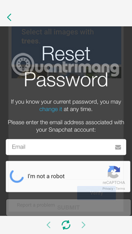 How to reset password, Snapchat password on phone and computer Picture 7