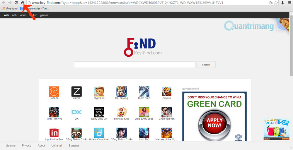 How to reset the homepage for Google Chrome browser Picture 6