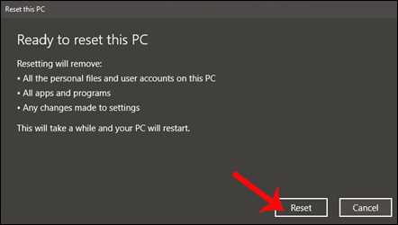 How To Reset Windows 10 Fall Creators Update