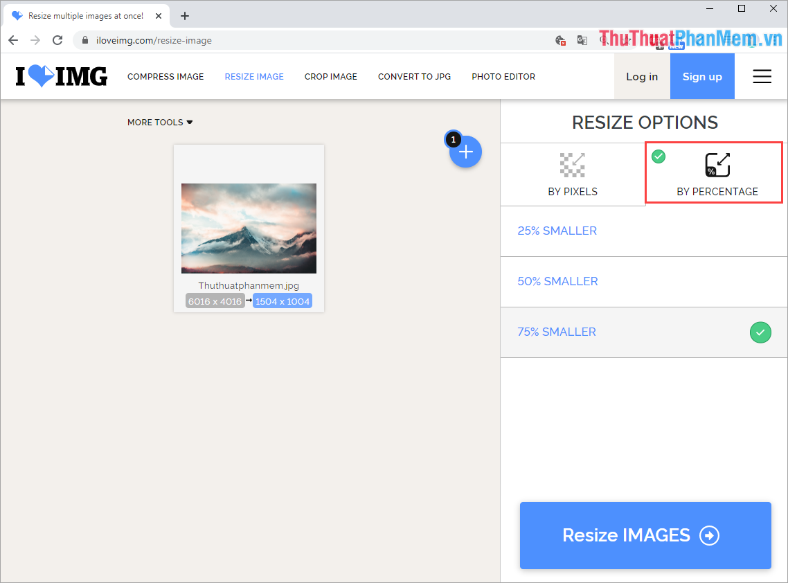 How to resize images online Picture 5