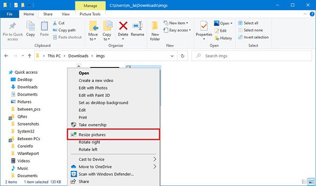 How to resize images with PowerToys in File Explorer Picture 1