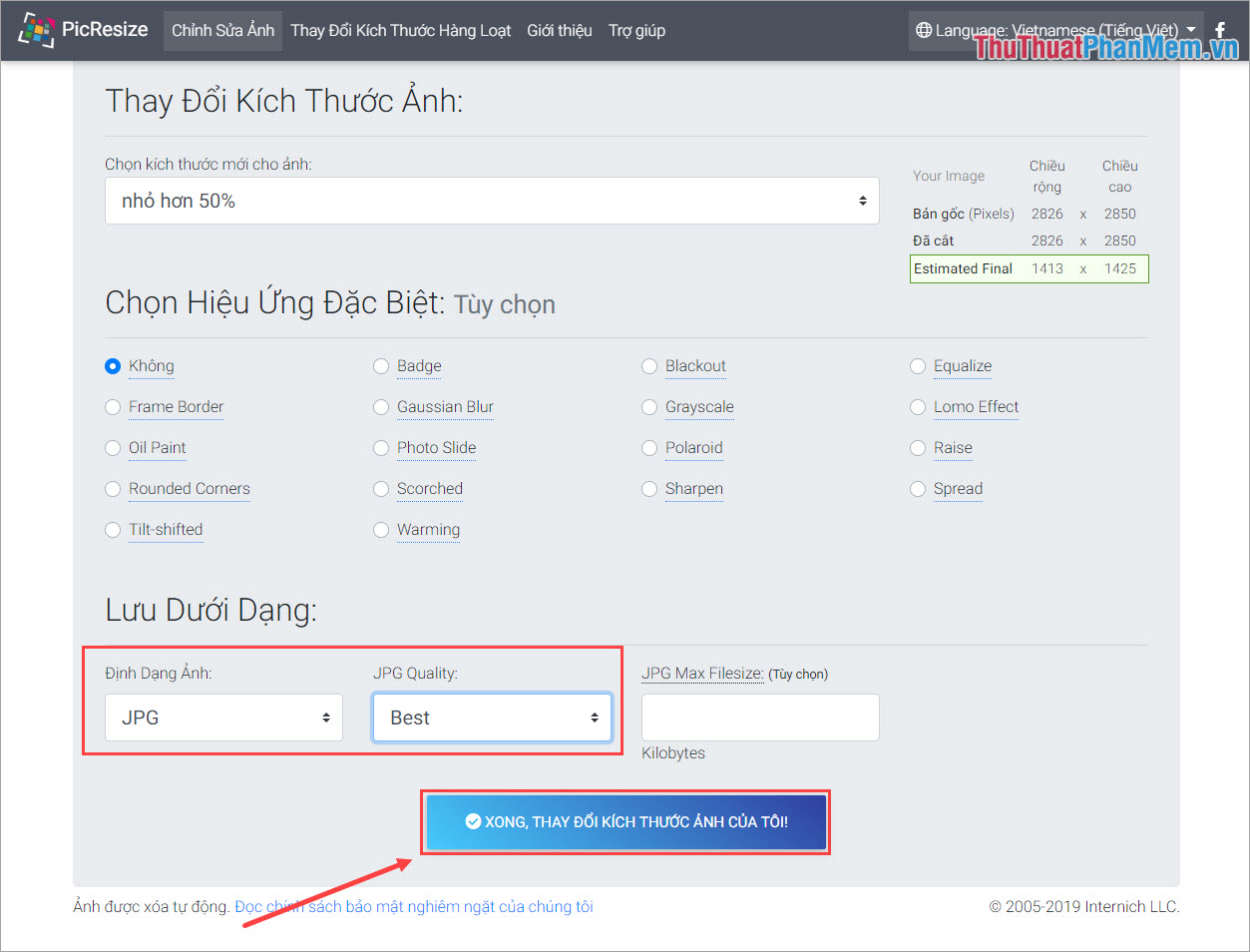 How to Resize photos without software is extremely fast and easy Picture 11