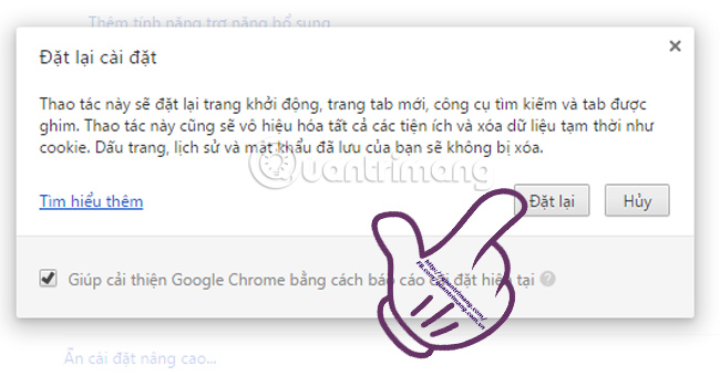 How to restore Chrome, Firefox, IE browser to the default state? Picture 4