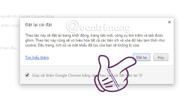 How to restore Chrome, Firefox, IE browser to the default state? Picture 5