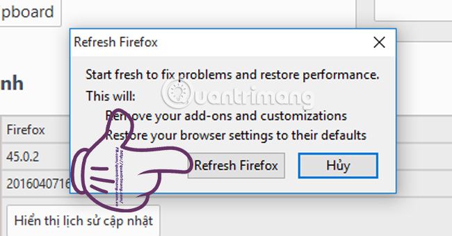 How to restore Chrome, Firefox, IE browser to the default state? Picture 9
