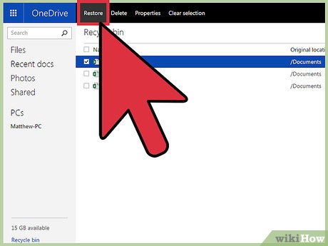 How To Restore Deleted Files In OneDrive - TipsMake.com