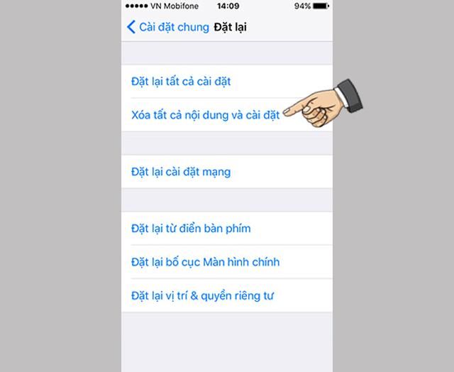 How to restore original settings Reset iPhone Picture 4