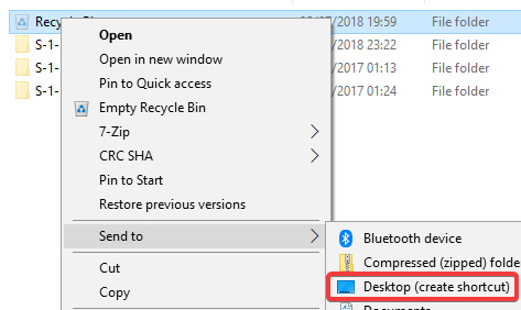 How to restore the Recycle Bin icon lost in Windows 10 Picture 12
