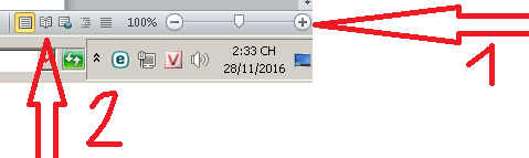 How to restore the view room mode or lose the vertical bar Picture 3