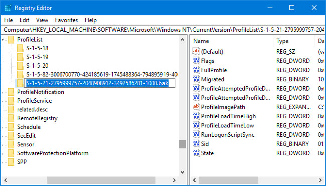 How to restore Windows User Profile 10 Picture 5