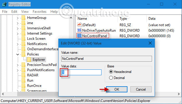 How to restrict access to Settings and Control Panel Windows 10 Picture 7