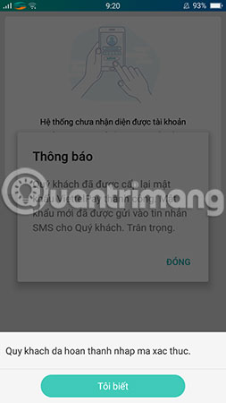 How to retrieve and change your ViettelPay account password Picture 4