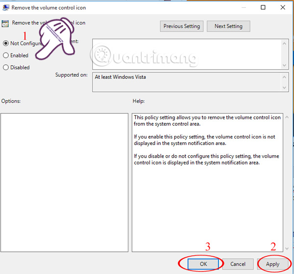 How to retrieve the Volume icon disappears on the Taskbar? Windows 10? Picture 21