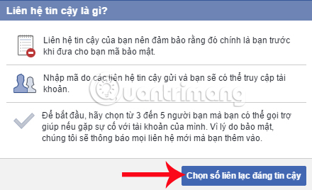 How to retrieve your Facebook password through trusted friends Picture 4