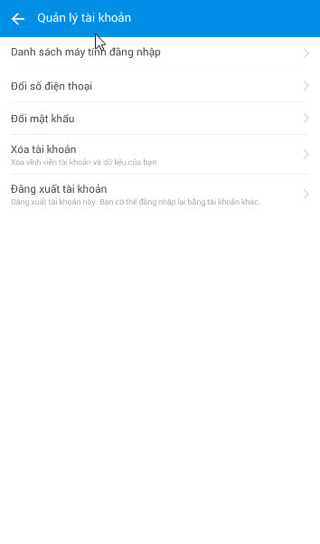 How to retrieve Zalo password when losing Sim registration Picture 2