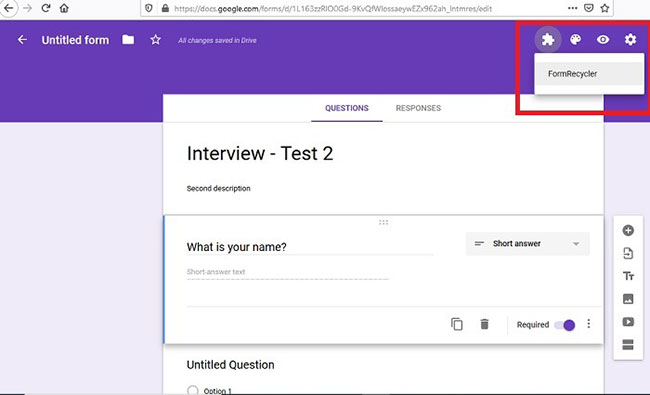 How to reuse and combine Google Forms with FormRecycler Picture 4