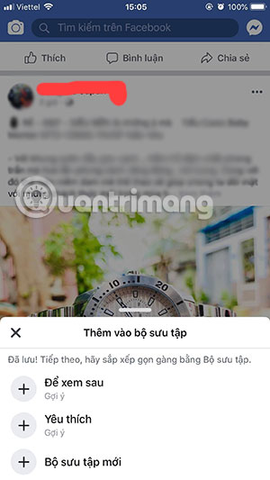 How to review content saved on Facebook Picture 2