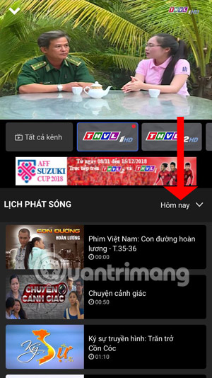 How to review movies of THVL1, THVL2 on the phone Picture 3