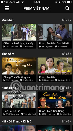 How to review movies of THVL1, THVL2 on the phone Picture 6