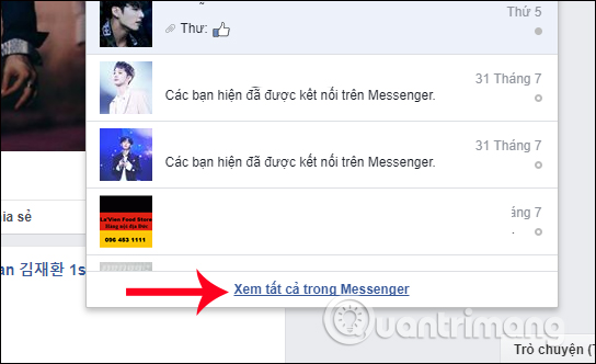 How to review the message on Facebook without dragging the mouse tired hand Picture 4