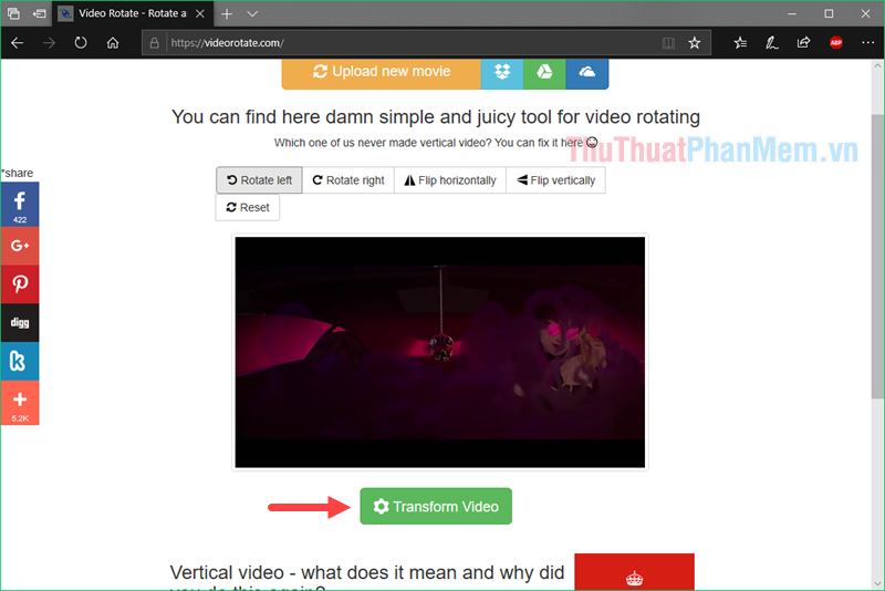How to rotate a video in the opposite direction Picture 10