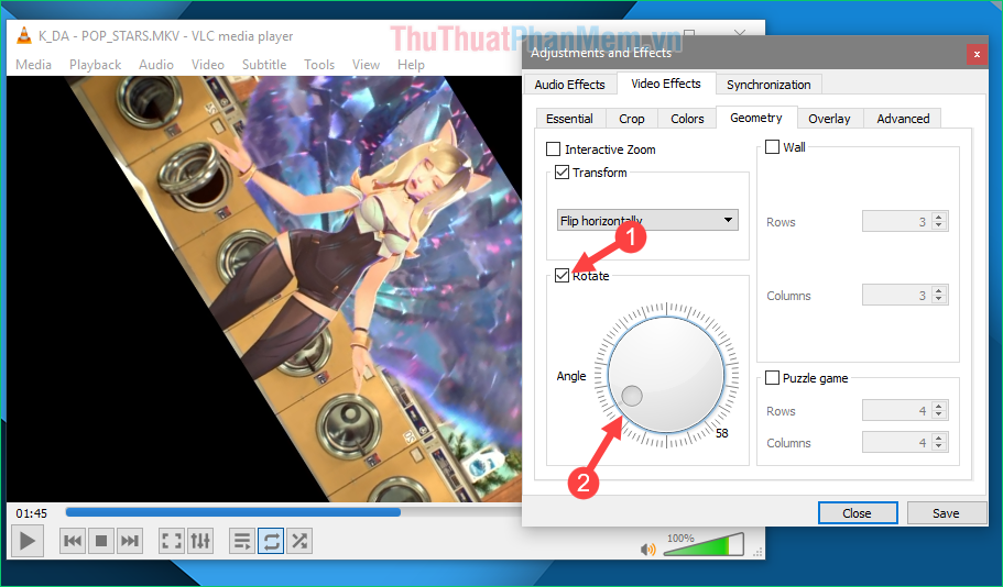 How to rotate a video in the opposite direction Picture 5